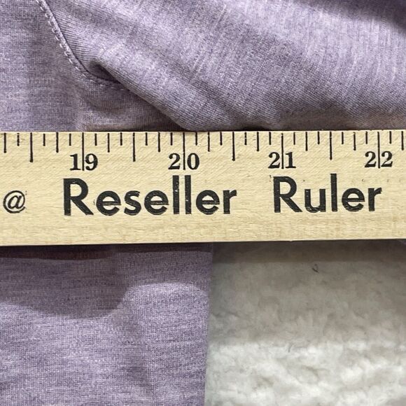 Mizzen and Main Sweater Mens Medium Purple Proflex Quarter Zip Pullover Golf - Picture 7 of 9